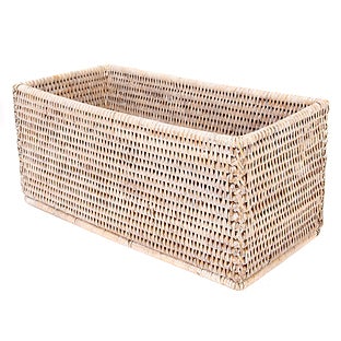 Artifacts Trading Company Artifacts Rattan Rectangular Everything Basket - Honey Brown